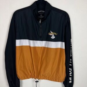 Vintage style Looney Tunes Windbreaker Jacket pullover large